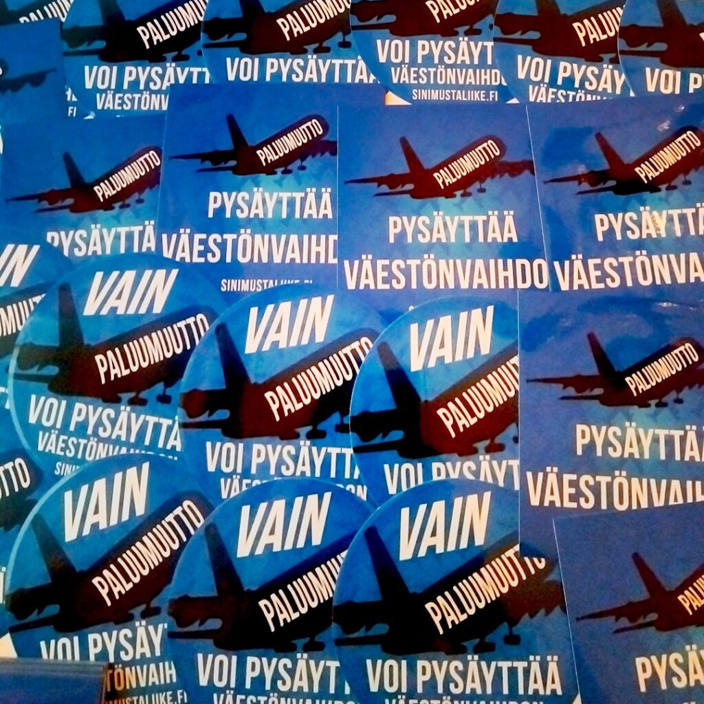 Paluumuuttotarrat 250kpl