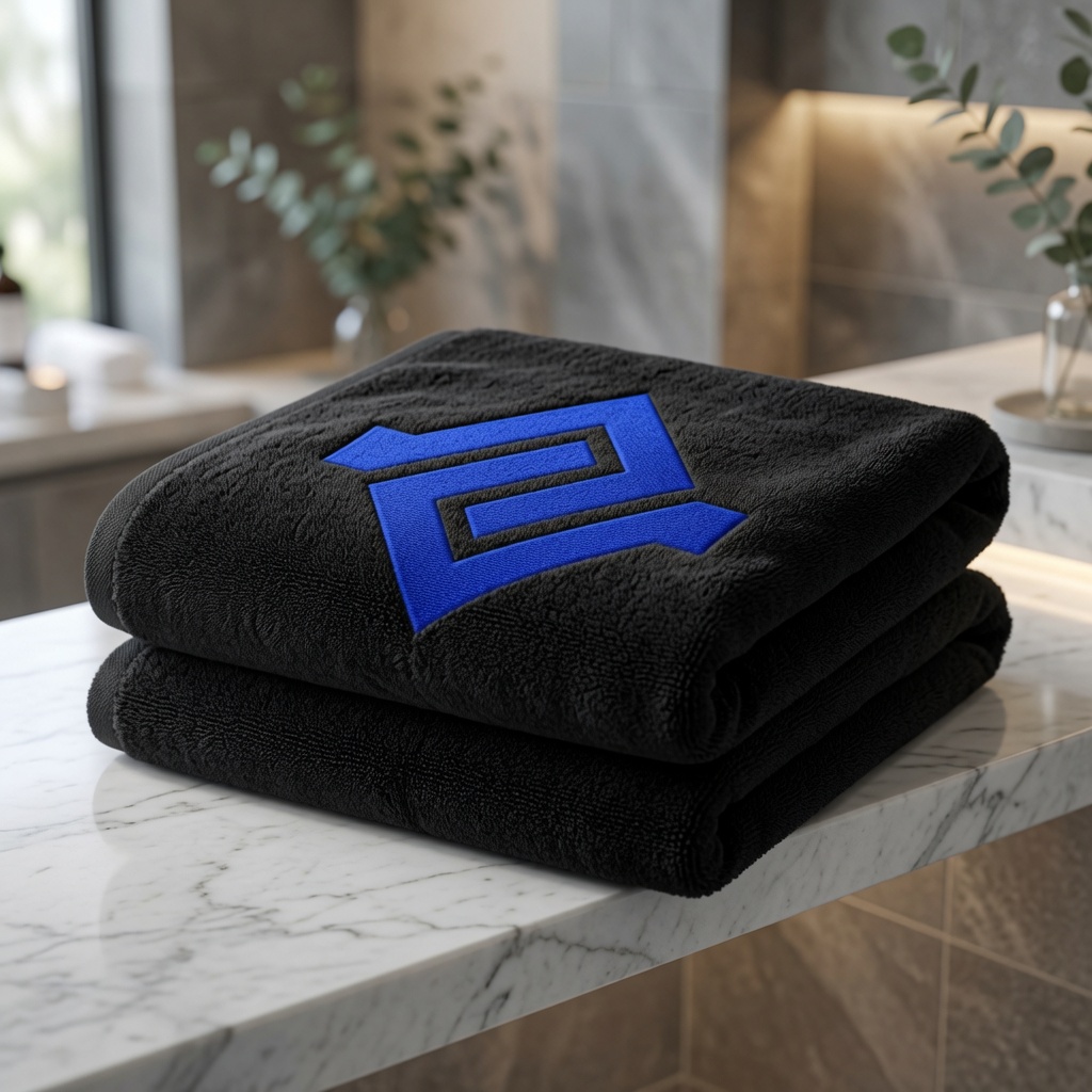 Sinimustan Liikkeen pyyhe